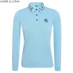 MARK&LONA 마크앤로나 6종 여성 골프 긴팔 카라티셔츠